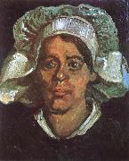 Vincent Van Gogh Head of a Peasant Woman with White Cap (nn04) Spain oil painting artist